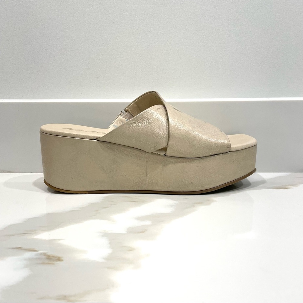 NEW Matisse Holden Criss Cross Leather Platform Sandals (size 10)